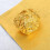 100Pcs Square Tinfoil Candy Wrappers with Unique Orange Peel Texture 6