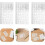 5pcs Drawing Template Ruler Metal Stencil for Creative DIY Journal Scrapbook Crafting Reusable 8