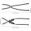 6pcs Adjustable Non-slip Straps Clips Elegant Cross Back Design Shoulder Strap Replacement Decorative Elastic Underwear 2