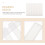 6pcs Handmade Rectangular Silicone Bookmark Molds for DIY Crystal Epoxy Resin Casting 6