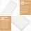 6pcs Handmade Rectangular Silicone Bookmark Molds for DIY Crystal Epoxy Resin Casting 7