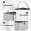 5pcs Biscuit Cutters Cookie Making Molds Square Shape Stainless Steel Superior Break Resistance Practical 5