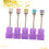 5pcs Nail Drill Bits Cleaning Brush Set with Multi-color Soft Bristles 4