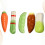 Support à baguettes et fourchettes en forme de légumes (5 pièces) 5