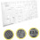 5pcs Geometric Drawing Template Templates for Drafting Plastic Ruler Including Drafting Ruler 4