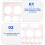 6 stencil geometrici in plastica rosa per disegno e modelli da disegno. 3