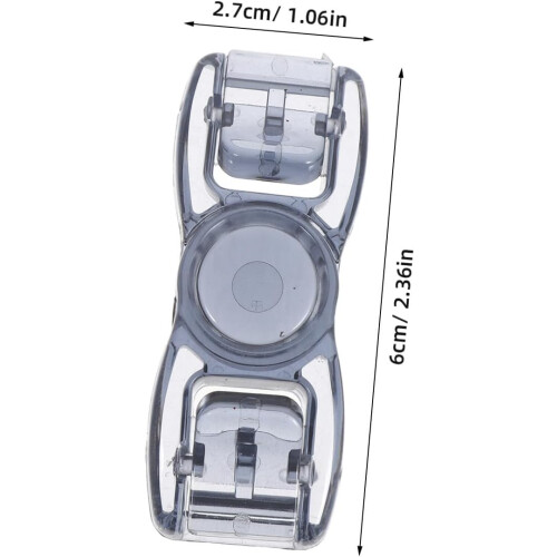 8Pcs Universal Swim Goggle Buckles Strap Connector with Quick-Release Locking Clasps 1
