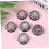 Ensemble d'autocollants pour ongles en strass multicolores 6