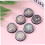 Ensemble d'autocollants pour ongles en strass multicolores 8