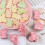 6pcs Plastic Molds Biscuit Cutters 3D Cookie Cutters Safe Lightweight Pink Baking Tools 4