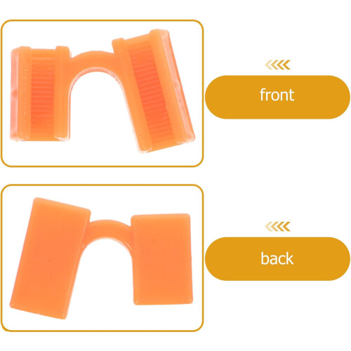6pcs Chopsticks Practice Helper Chopstick Trainer Unique Design Pe Material Simple to Use Training Tool 2