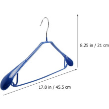 5 percheros de plástico ensanchados para trajes, perchas para ropa que ahorran espacio, perchas antideslizantes montadas para secar la ropa
