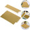 100pcs Cake Serving Tray Gold Cake Bottom Board Rectangular Cardboard Easy to Clean 8