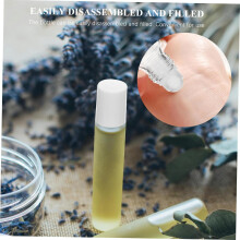 5er-Set ätherische Ölflaschen (20 ml Roll-on) mit nachfüllbarem Glasverschluss für Reisen und die persönliche Pflege
