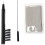 Kit de limpeza de aparelhos auditivos 6pcs haste de escova e pano de microfibra 2
