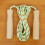 Juego de 5 cuerdas para saltar con mango de madera y cordón de algodón. 4