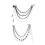 Épingle à revers ornée de cristal,-Noir et blanc 02 Blanc K 0390 2