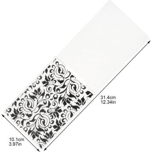 5-teiliges Blumen-Prägefolder-Set, DIY-Kunststoff-Prägeschablonen, Scrapbooking-Vorlagen 1