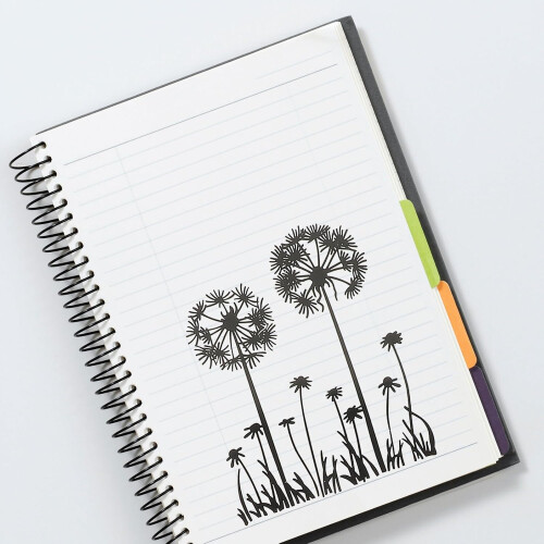 5-teiliges Blumen-Prägefolder-Set, DIY-Kunststoff-Prägeschablonen, Scrapbooking-Vorlagen 2