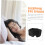 5pcs Portable Sleeping Mask Eye Patch Light-shading Sleep Blindfold 3
