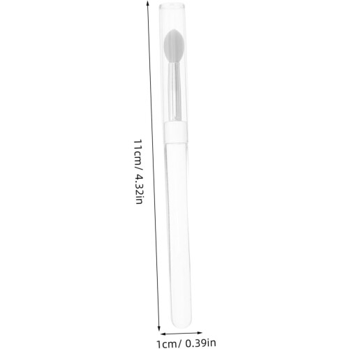 5pcs Rod round Head Silicone Makeup Applicator Brushes for Lipstick Lip Gloss Eyeshadow Application 1