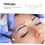 5pcs Eyebrow Tattooing Ruler and Stencil Set Eyebrow Positioning Tools 7