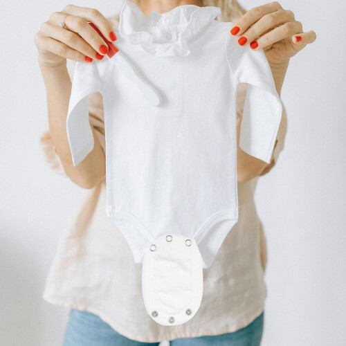 5 extensores de body para bebé con broches