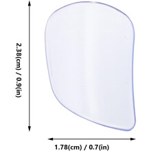 5 ks Pipa Nails Díly pro strunné nástroje Trsátka z PC materiálu, kulaté hrany, snadno čistitelné, ochrana nehtů
