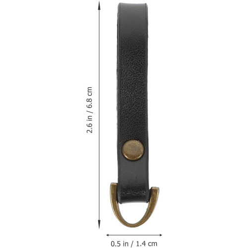 Leather Zipper Pulls 5Pcs Replacement Tabs for Backpacks Jackets Sturdy Cowhide Material Suitable 1