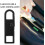 5pcs Black Detachable Zipper Pull Tabs Zipper Fixers Replacement 7