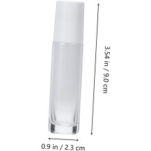 6er-Set ätherische Öl-Spenderflaschen, Rollflaschenhalter für ätherische Öle, auslaufsichere Rollflaschen