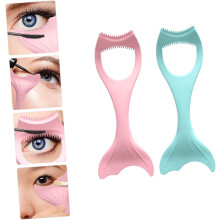 6 piezas de delineador de ojos profesional, herramienta de maquillaje de silicona para dibujar rímel, suave y elástica, apta para todo tipo de piel.
