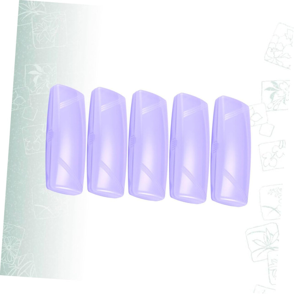Hkhbjs 5Pcs Lightweight Glasses Case Plastic Eyeglasses Box Portable Sunglasses Protectors
