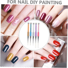buc stilou Nail Art pentru manichiură DIY pictură Liner pensulă vârf de diamant pentru desen și pictură Nail Art