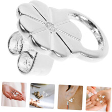 3 Pairs Flower Shaped Copper Earring Backs Lifters for Heavy Earrings Secure Hold