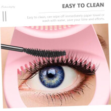 Lot de 3 pochoirs à eyeliner marron en silicone, outils de maquillage pour mascara, pour femmes (2 pièces x 3).