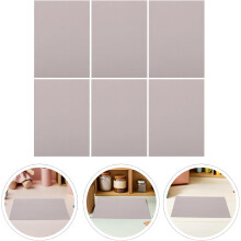 6pcs folhas de feltro auto-adesivo Máscara de gato fornecimentos de material artesanal DIY boneca cabeça máscara tecido adesivo