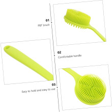 Massageborstel voor volwassenen met lange steel, exfoliërende doucheborstel voor het reinigen van de rug in de badkamer.
