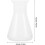 6Pcs 100Ml Plastic Erlenmeyer Flask Set Narrow Neck Graduated Conical Lab Bottles 2