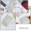 6pcs Stainless Steel Eraser Shield Set for Drawing and Drafting, Engineering Tools 7