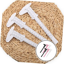 Lot de 6 règles de mesure pour sourcils en plastique, avec double échelle, faciles à utiliser et adaptées.