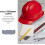 6pcs Light Grey Hard Hat Sweatbands Sweat-Proof Liner for Worker Helmets 3