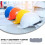 6pcs Light Grey Hard Hat Sweatbands Sweat-Proof Liner for Worker Helmets 5