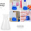 6Pcs 100Ml Plastic Erlenmeyer Flask Set Narrow Neck Graduated Conical Lab Bottles 8