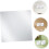 Self Adhesive Mirror Wall Stickers Arrangeable Layout and Flexible Design 8pcs 7