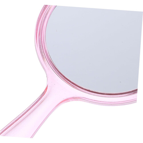 6pcs Portable Hand Mirror Double-Sided Round Compact Makeup Mirrors with Magnification 2