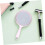 6pcs Portable Hand Mirror Double-Sided Round Compact Makeup Mirrors with Magnification 5