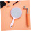 6pcs Portable Hand Mirror Double-Sided Round Compact Makeup Mirrors with Magnification 6