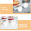 6pcs Medium Foam Cake Molds DIY Cupcake Models Reusable Small Foam Cake Decorations 3