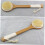 Bamboo Handle Bath Brush with Soft Bristles Long Handle Back Scrubber Exfoliating Shower Scrubber 7